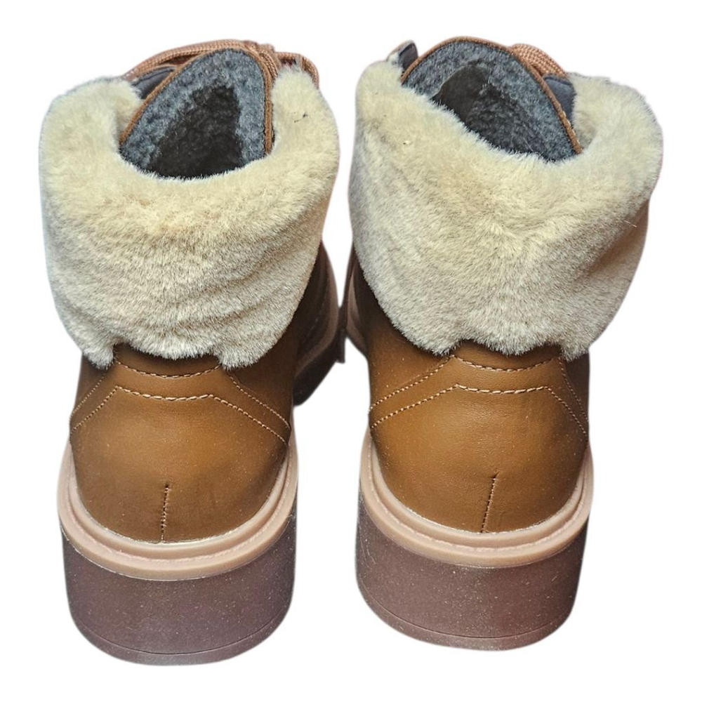 Clarks Brown Beige Fur Lined Winter Boots US Multiple Sizes - Picture 8 of 13